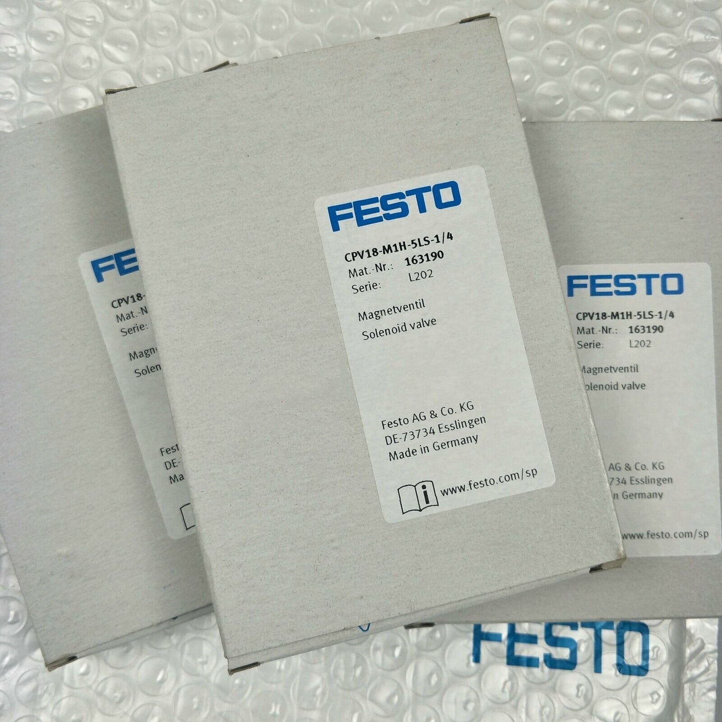 FESTO CPV18-M1H-5LS-1/4 Solenoid Valve - FESTO