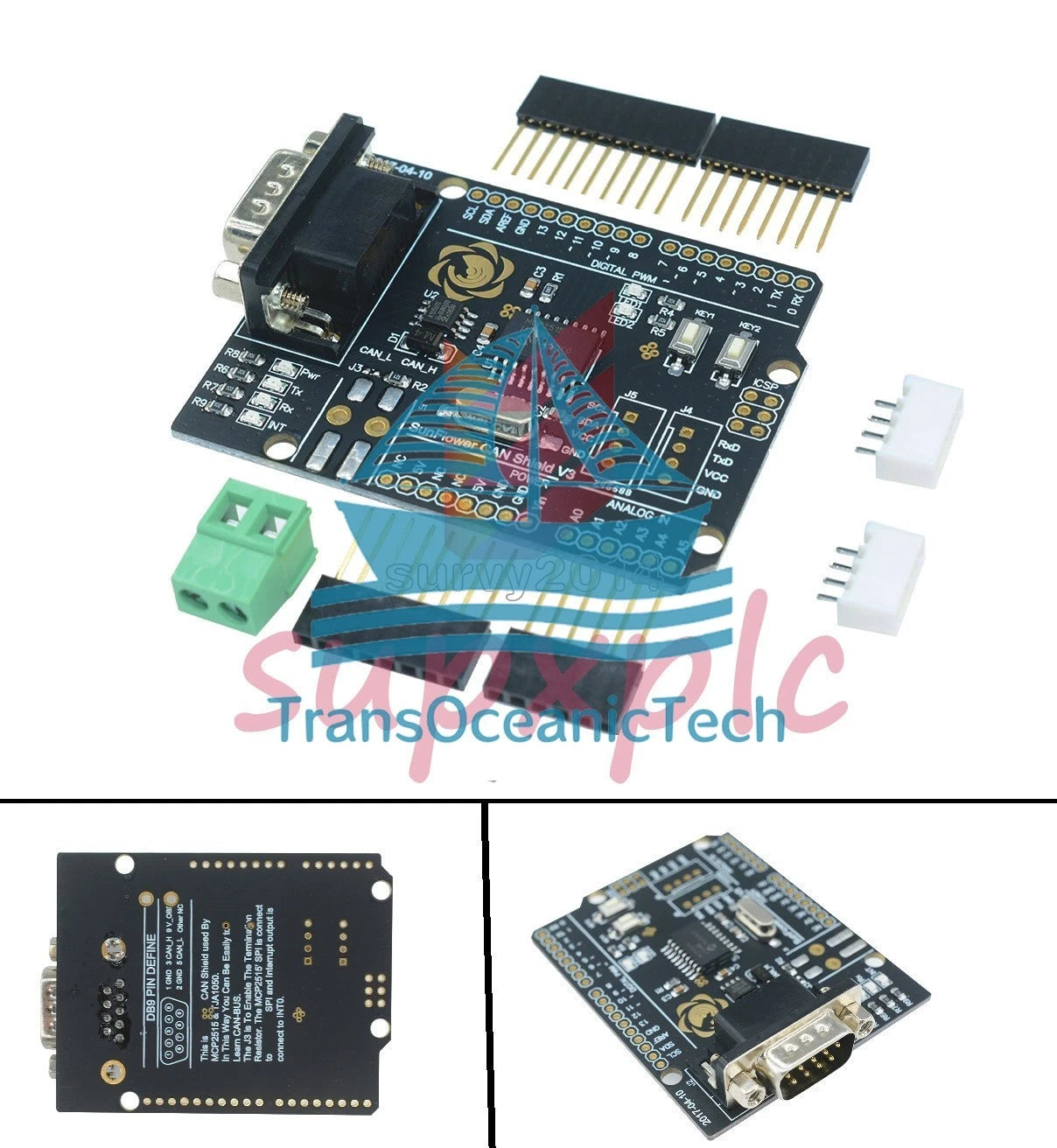 MCP2515 Can Bus controller shield board module For arduino