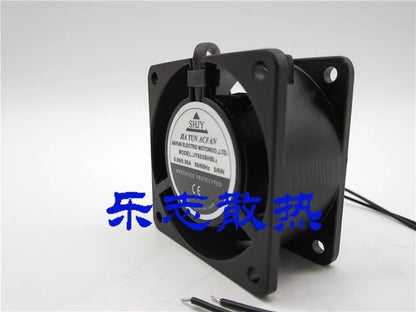 SHJY JY6028HBL2 220V 0.06A/0.05A 5/6W 6CM Axial Cooling Fan