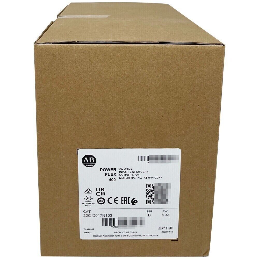 New Sealed Allen-Bradley 22C-D017N103 PowerFlex 400 AC Drive - ALLEN-BRADLEY