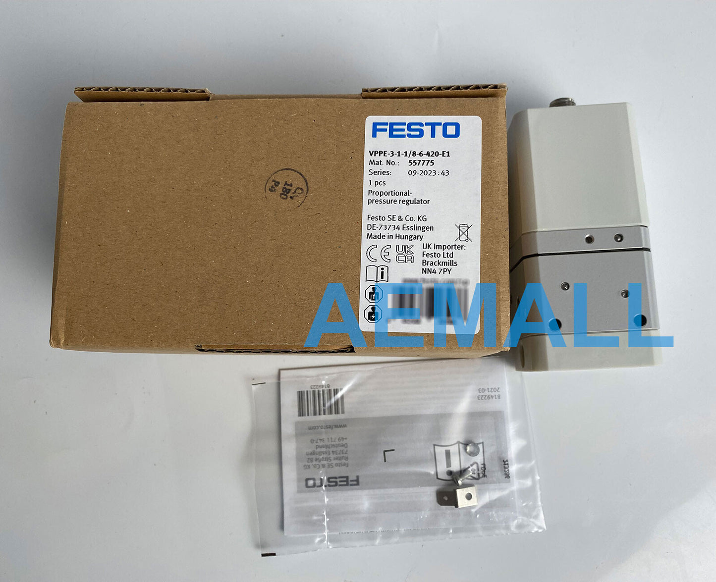 1pcs Festo VPPE-3-1-1/8-6-420-E1 557775 Proportional-pressure Control Valve