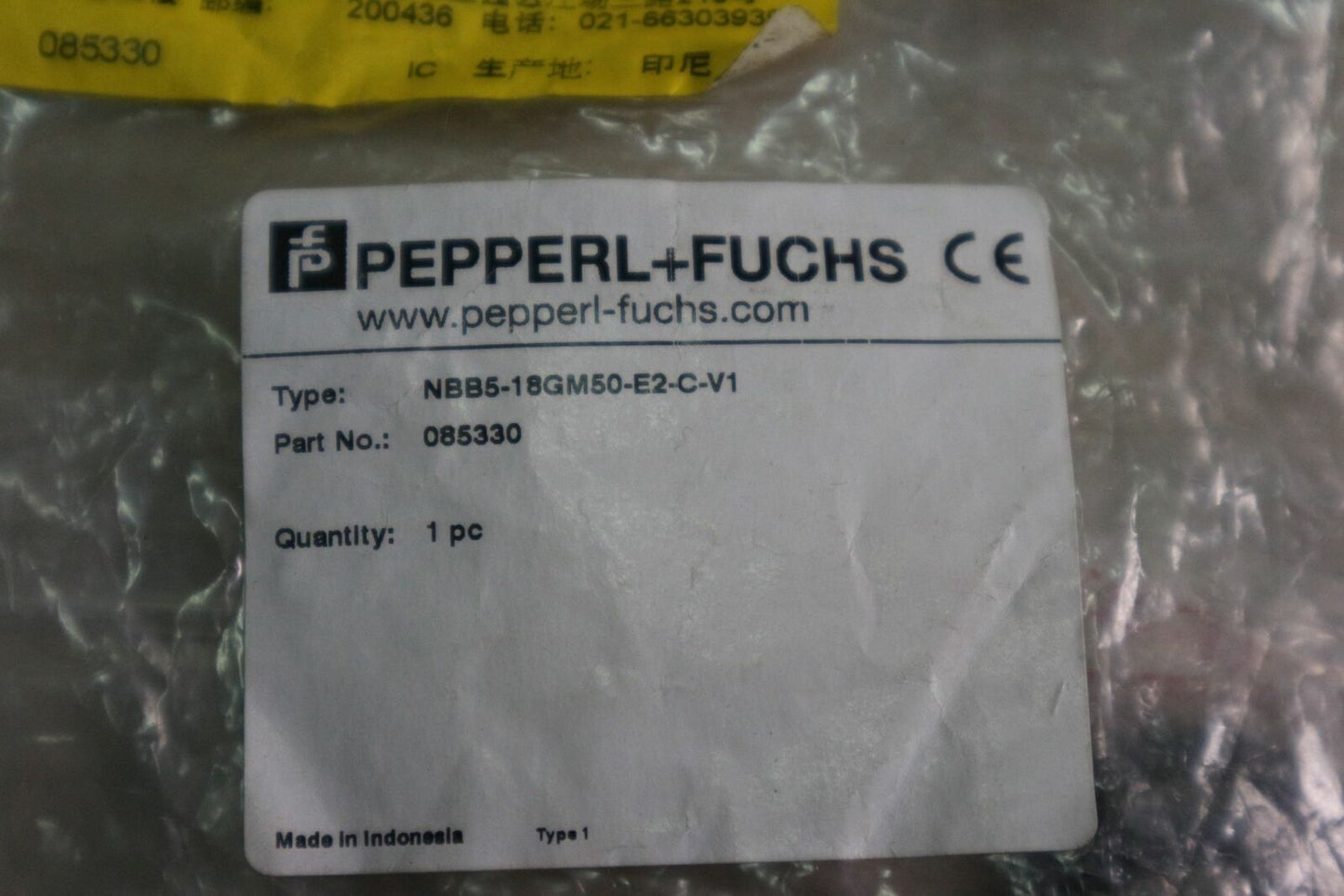 Pepperl+Fuchs Proximity Switch NBB5-18GM50-E2-C-V1 - PEPPERL+FUCHS
