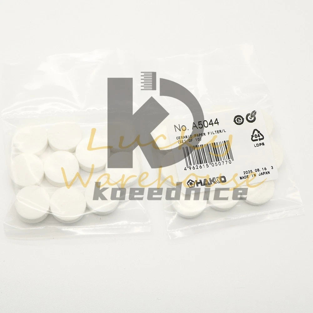 100pcs (10bag) For Hakko A5044 Ceramic Paper Filter instead of A1033
