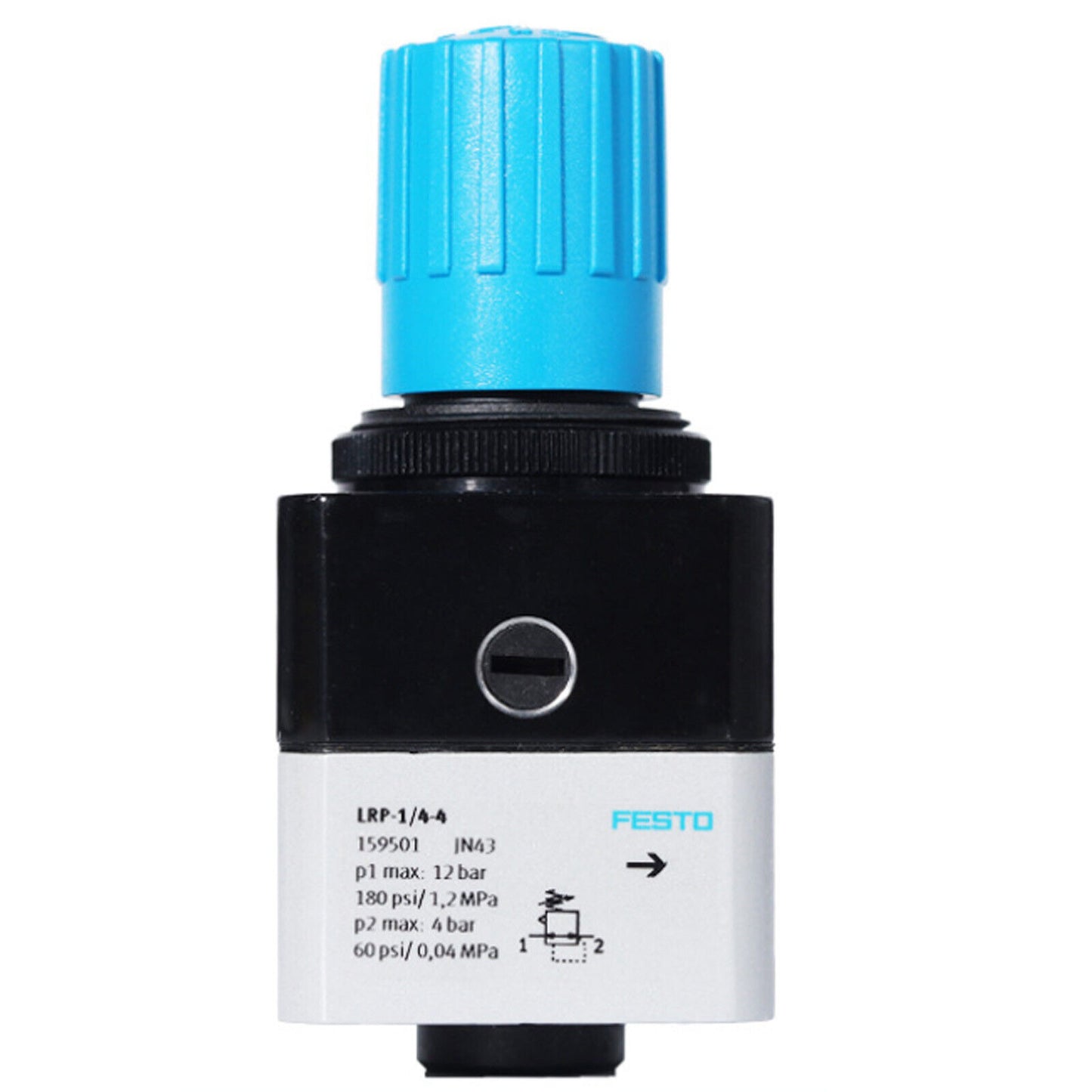 FESTO Precision Pressure Regulator Fitting Model: LRP-1/4-4 159501 - FESTO