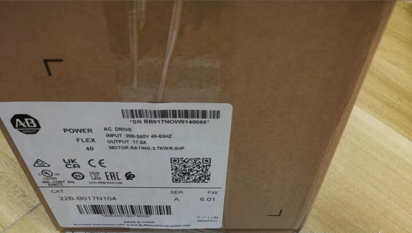 NEW Factory Sealed ALLEN BRADLEY 22B-B017N104 PowerFlex 40 AC Drive - ALLEN BRADLEY