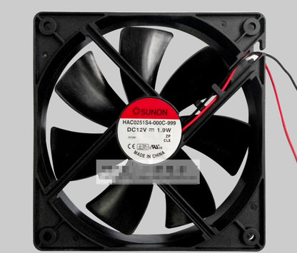 1pcs SUNON HAC0251S4-000C-999 12025 12V chassis cooling fan