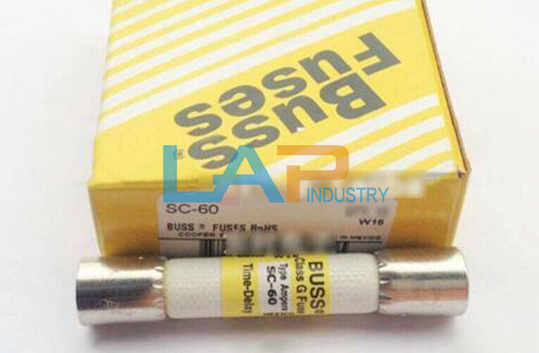 10pcs NEW BUSSMANN SC-60 60A Time-Delay Fuse 480V - BUSSMANN