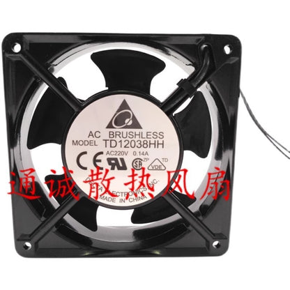 Delta TD12038HH 12CM 12038 AC 220V 0.14A industrial axial flow heat fan