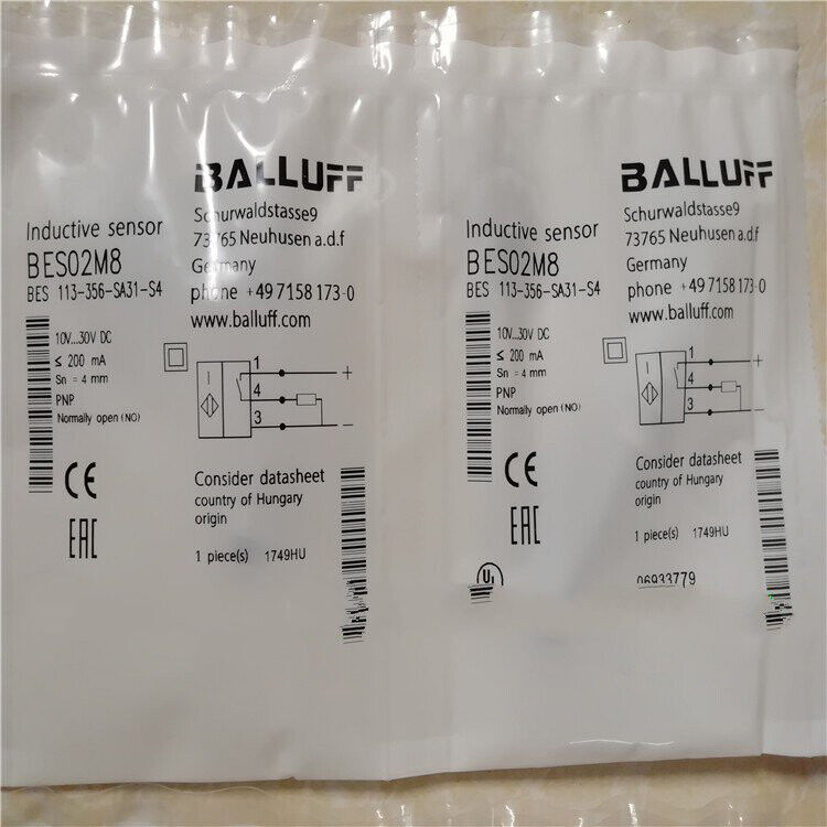 Proximity sensor BALLUFF BES 113-356-SA31-S4 - BALLUFF