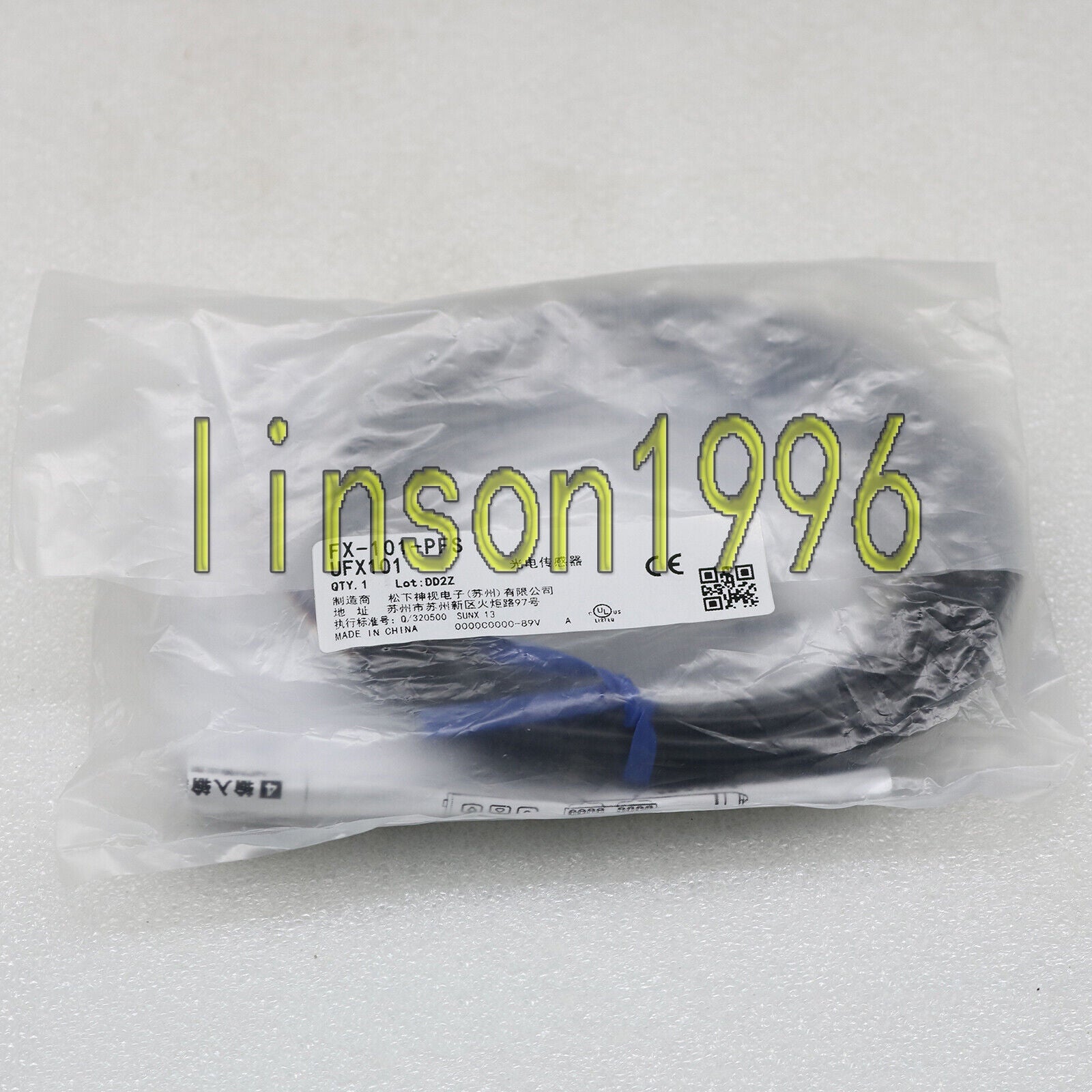 1PC Panasonic SUNX Fiber Optic Sensor FX-101-PFS - PANASONIC