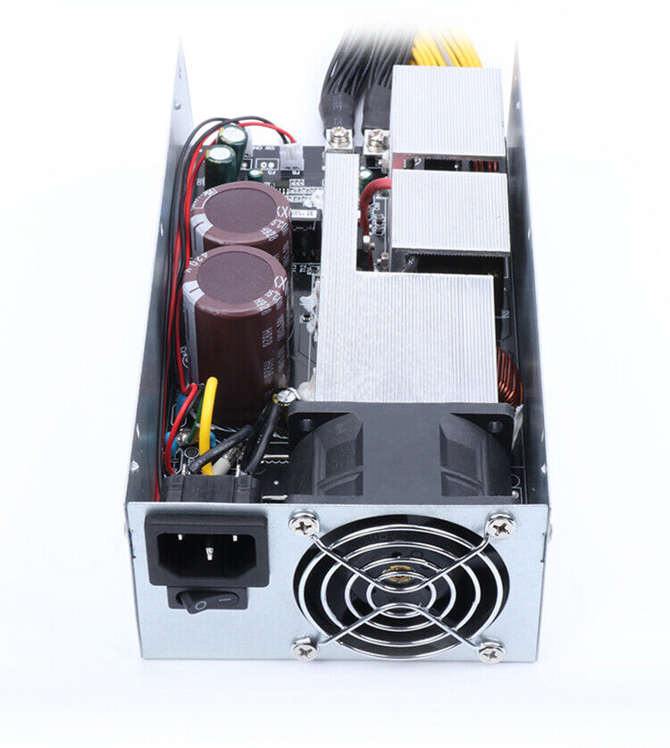 new 2000W with 10*6P plugs 8 graphics card 96 PLUS 2U single 12V power supply - INDUSTRIAL AUTOMATION PRODUCTS