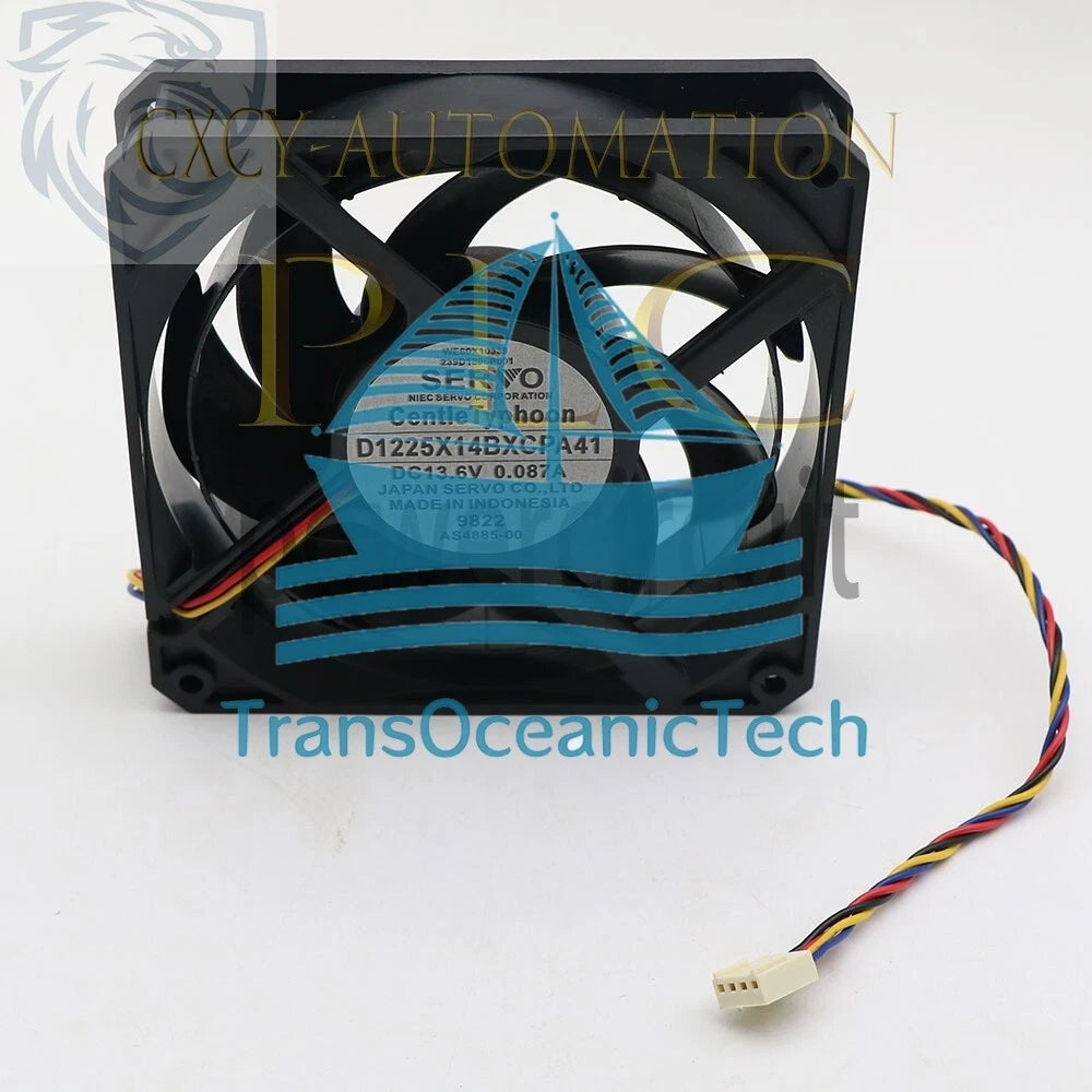SERVO D1225X14BXCPA41 13.6V 0.087A 120mm 12CM 12025 ultra-quiet fan 1x