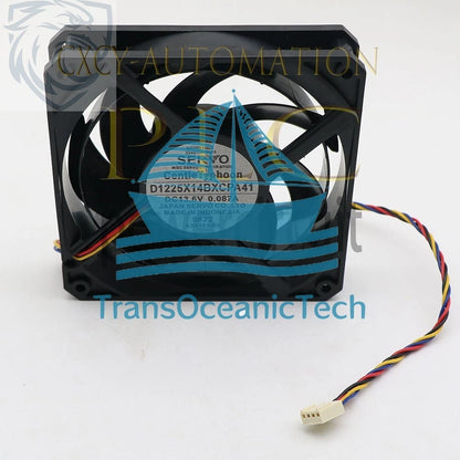 SERVO D1225X14BXCPA41 13.6V 0.087A 120mm 12CM 12025 ultra-quiet fan 1x