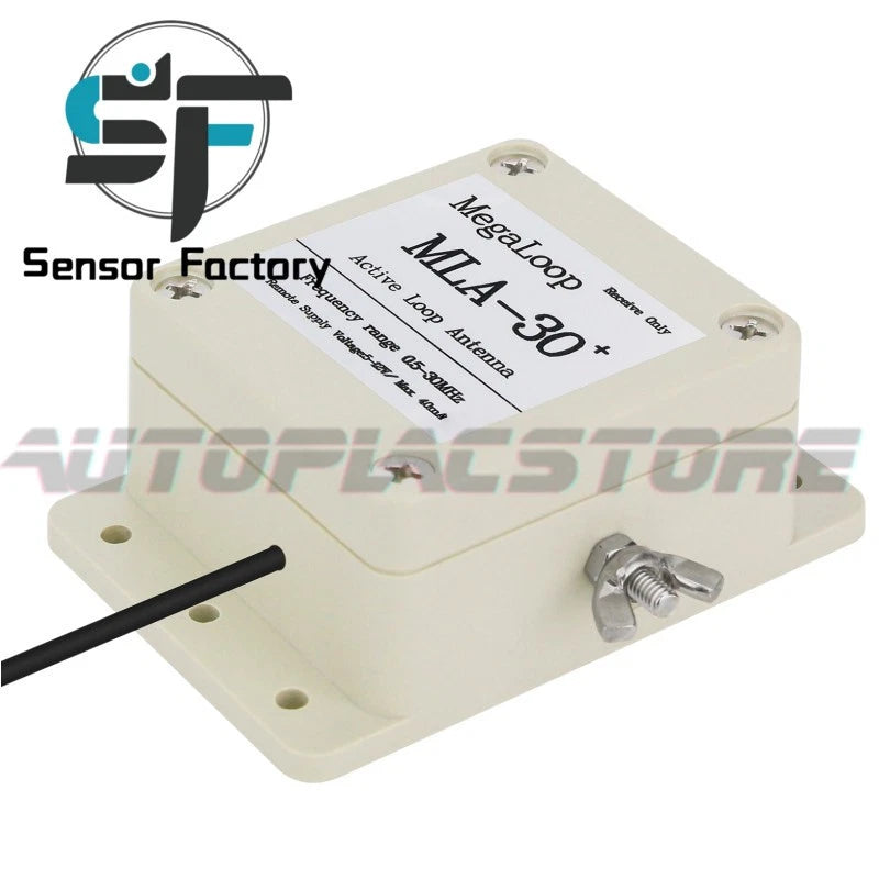 1X 100KHz-30MHz for Shortwave Radio MLA-30+ Plus Active Loop Receiving Antenna