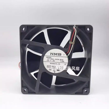 NMB 4715KL-04W-B59 DC12V 1.30A 12038 3-Wire Silent Cooling Fan