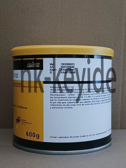 1pcs KLUBER Lubrication Klubersynth BHP 72-102 600g ( 21.2 OZ) free shipping