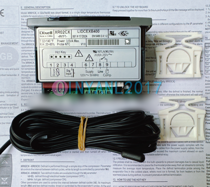 new 1PCS  Dixell Temperature Controller XR02CX-4N1F1