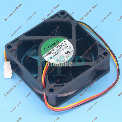 SUNON PMD2407PTB1-A 7CM 7025 24V 4.3W 3-wire inverter cooling fan