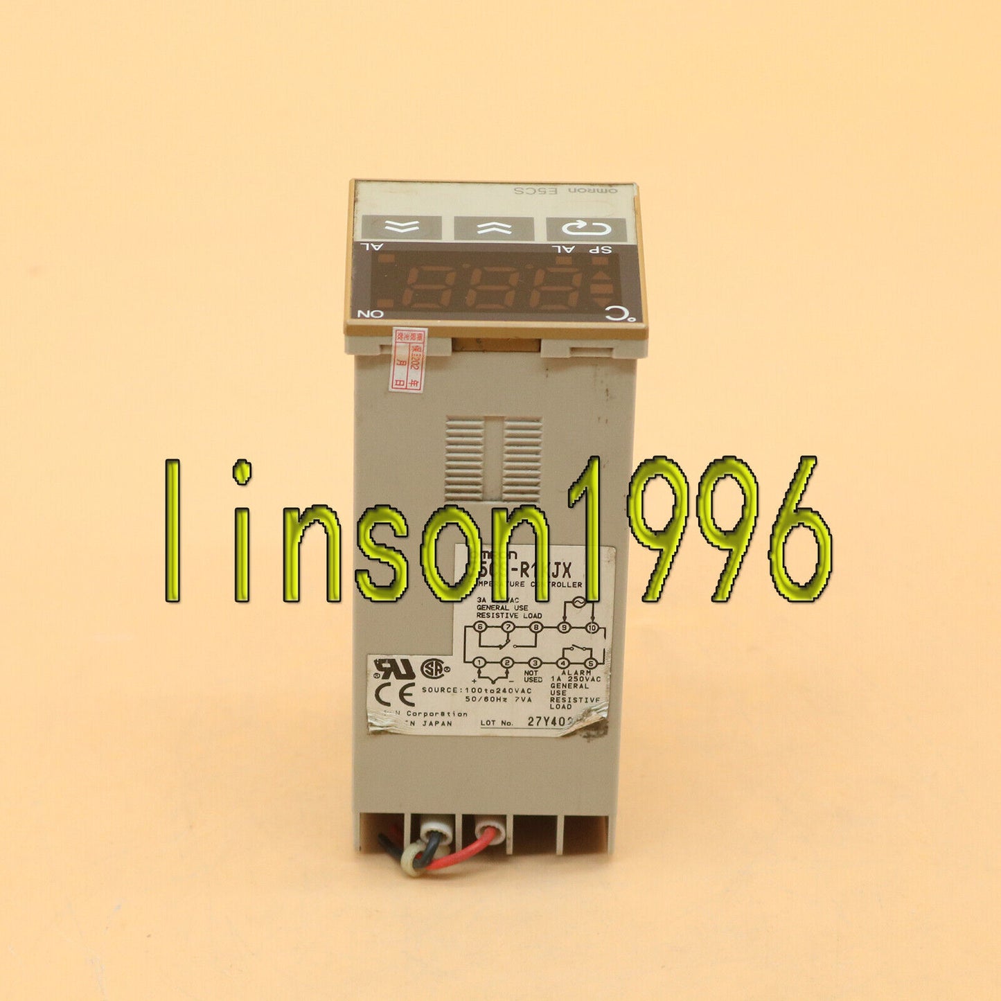 used Omron E5CS-R1KJX Temperature Controller Good - OMRON