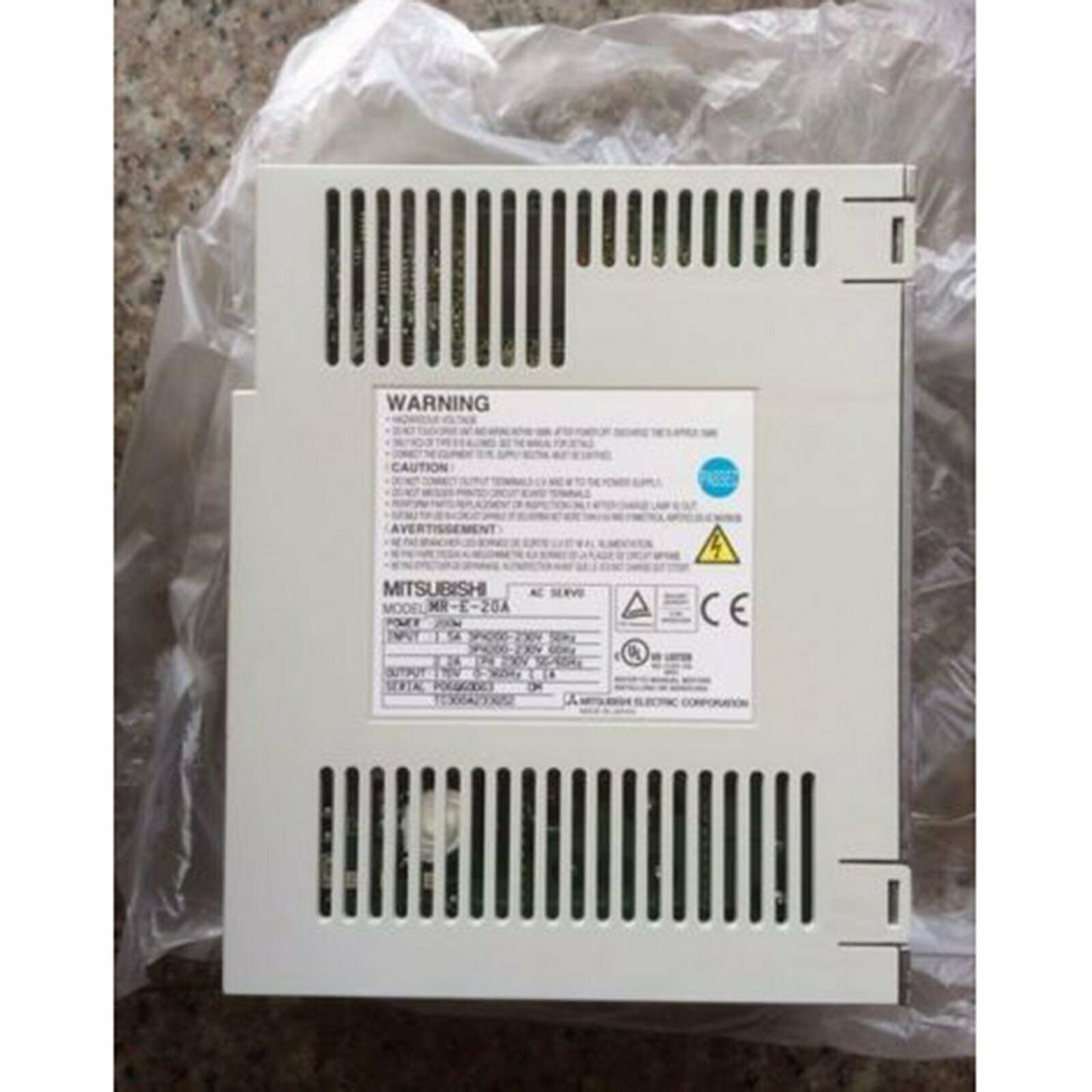 New Mitsubishi MR-E-20A Servo Driver with 1-Year Warranty - MITSUBISHI