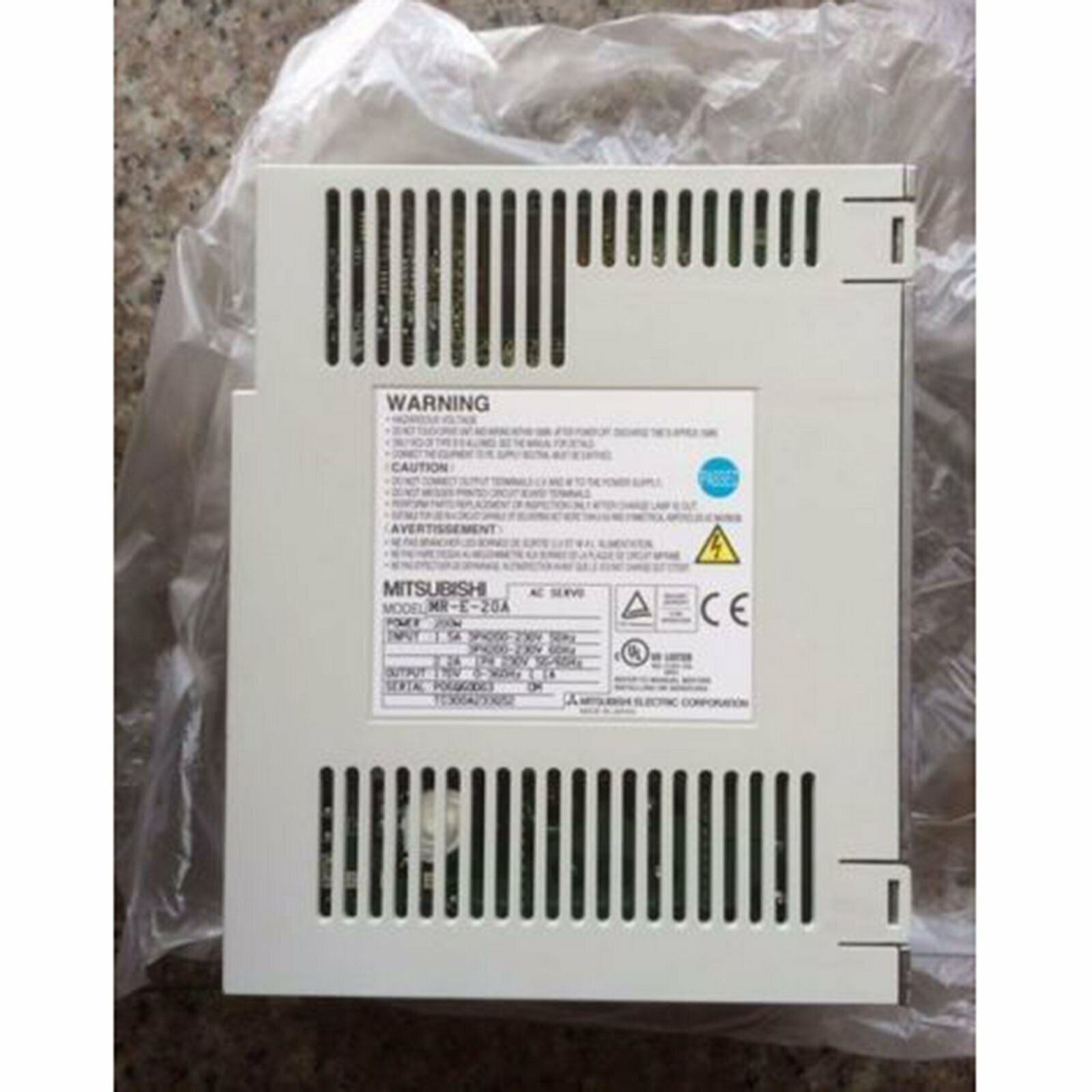 New Mitsubishi MR-E-20A Servo Driver with 1-Year Warranty - MITSUBISHI