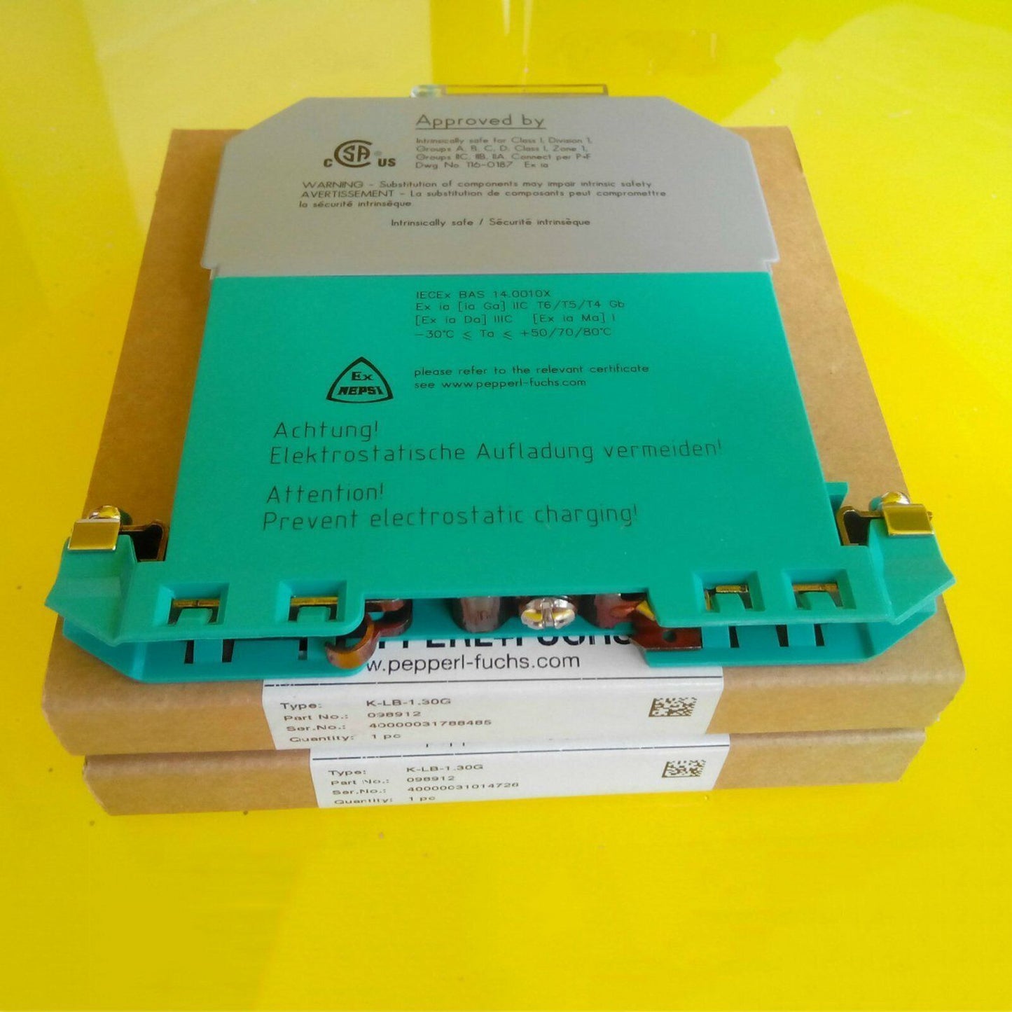 Pepperl+Fuchs K-LB-1.30G Protector Safety Barrier in Box - PEPPERL+FUCHS