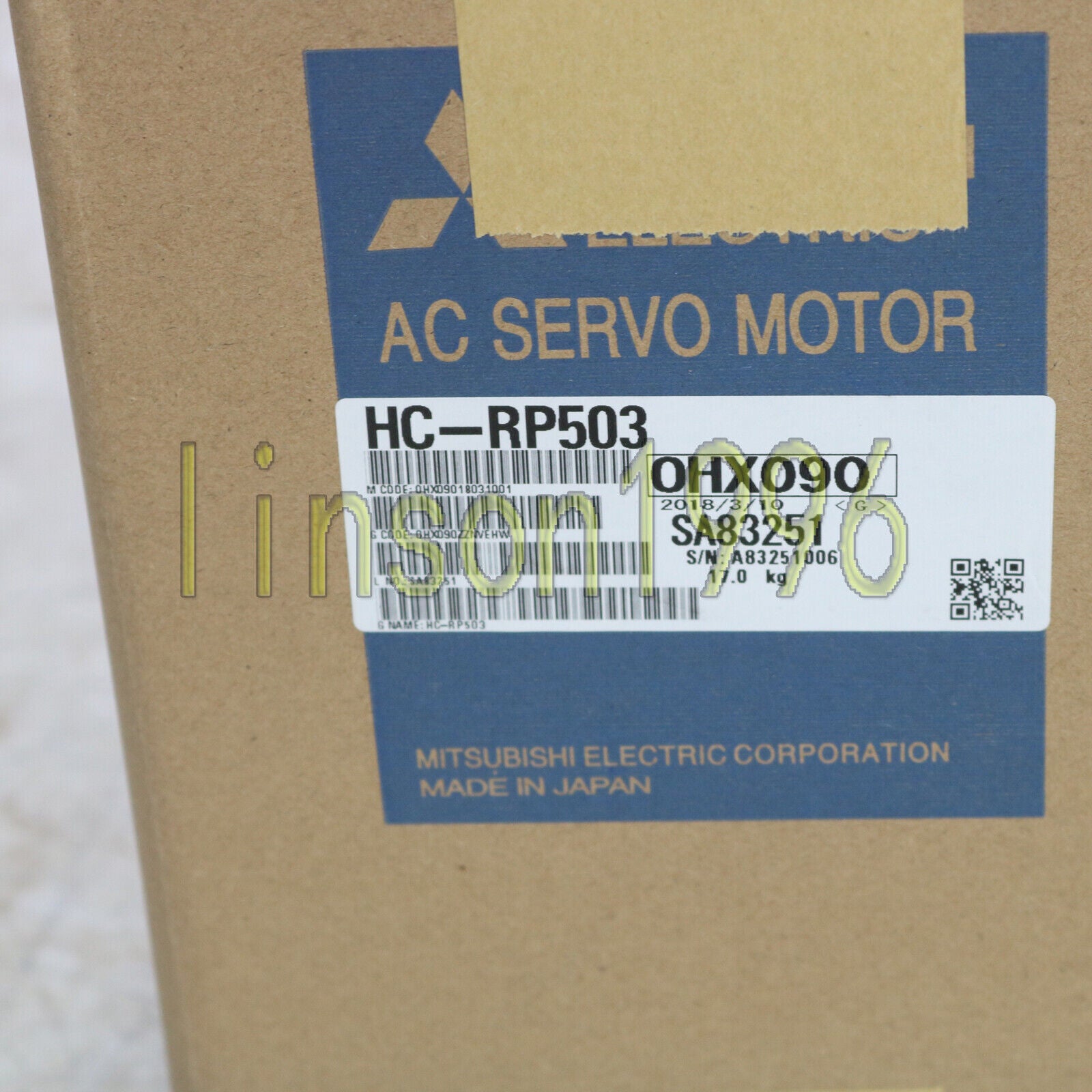 Mitsubishi AC Servo Motor HC-RP503 - MITSUBISHI