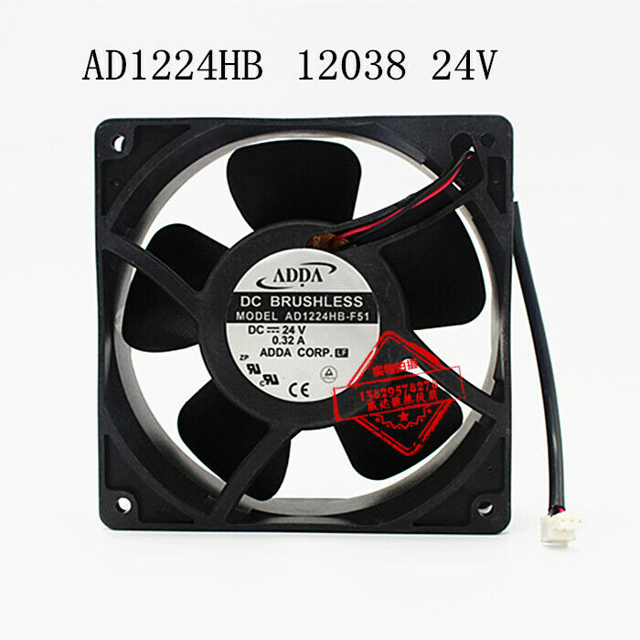 new 1pc ADDA AD1224HB-F51 12038 24V 0.32A - ADDA