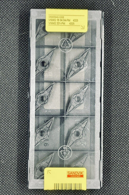 VNMG 331-PM 4325 / VNMG 160404-PM 4325 CNC Carbide Inserts(10 pcs) Free Shipping