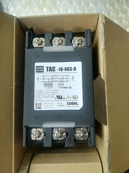 new 1pcs COSEL TAC-10-683-D Switching Power Supply Filter Noise Filter 10A AC500V - COSEL