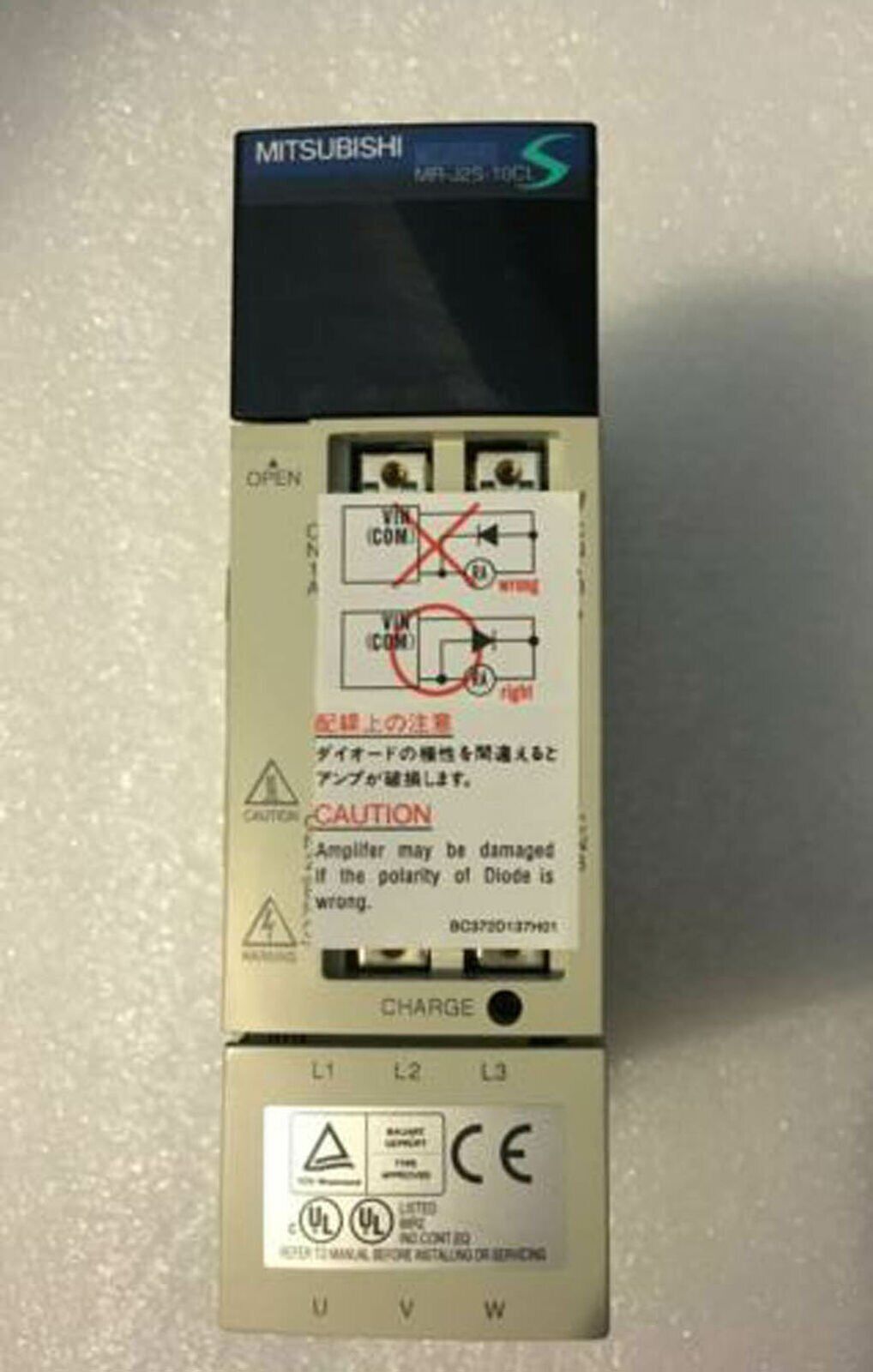 Used Mitsubishi MRJ2S10CL Servo Driver – Fully Tested - MITSUBISHI
