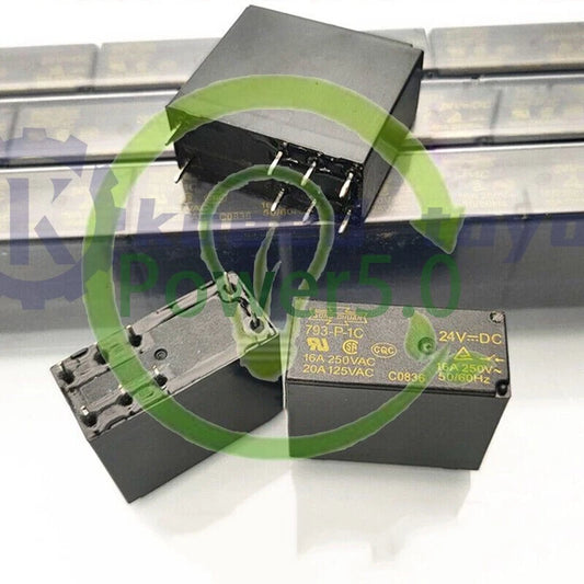 10Pcs SONG CHUAN 793-P-1C-24VDC Power Relay 16A 250VAC 8Pins ~