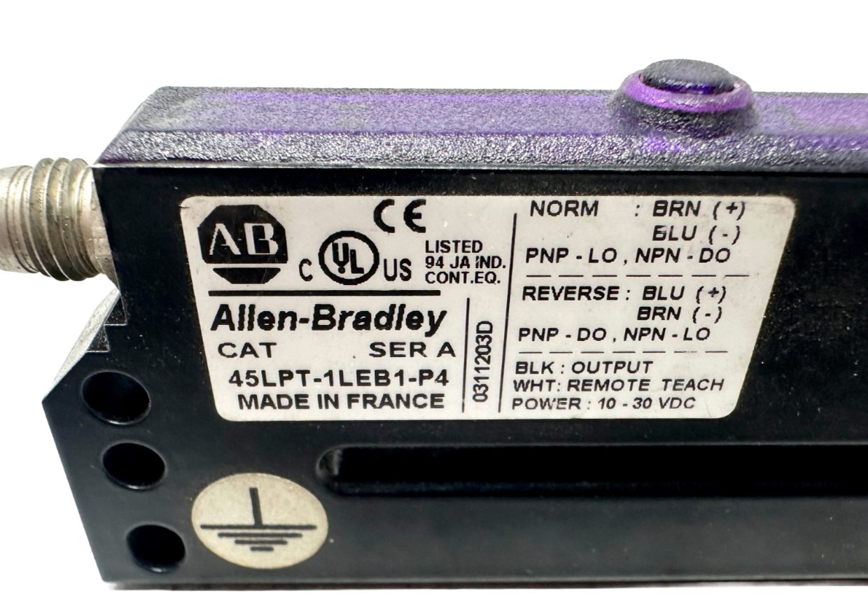 used Allen Bradley 45LPT-1LEB1-P4 Sensor - ALLEN BRADLEY