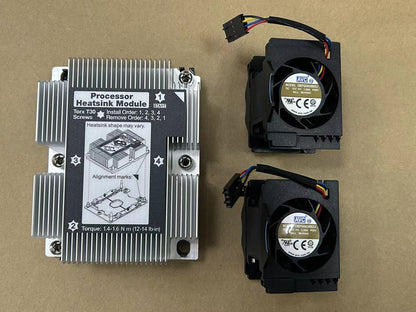 new 1pc Thinksystem SR530 radiator 01KP657, fan 01KP694