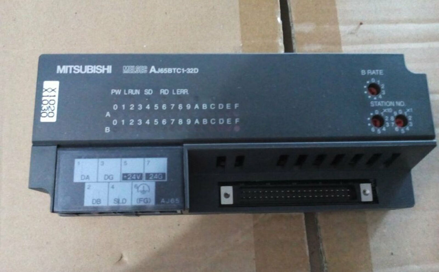 used ONE Mitsubishi AJ65BTC1-32D Input Unit Tested in Good Condition - MITSUBISHI