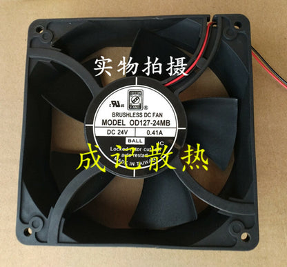 1pcs OD127-24MB FAN AXIAL 127X38.5MM 24VDC