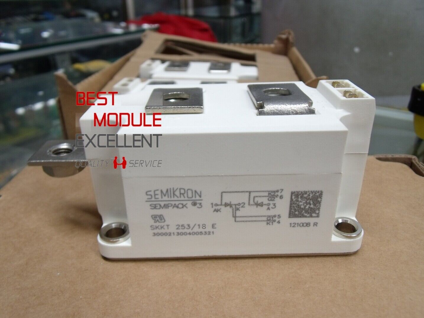 new 1PCS SEMIKRON SKKT253/18E power supply module  Quality Assurance SKKT253-18E