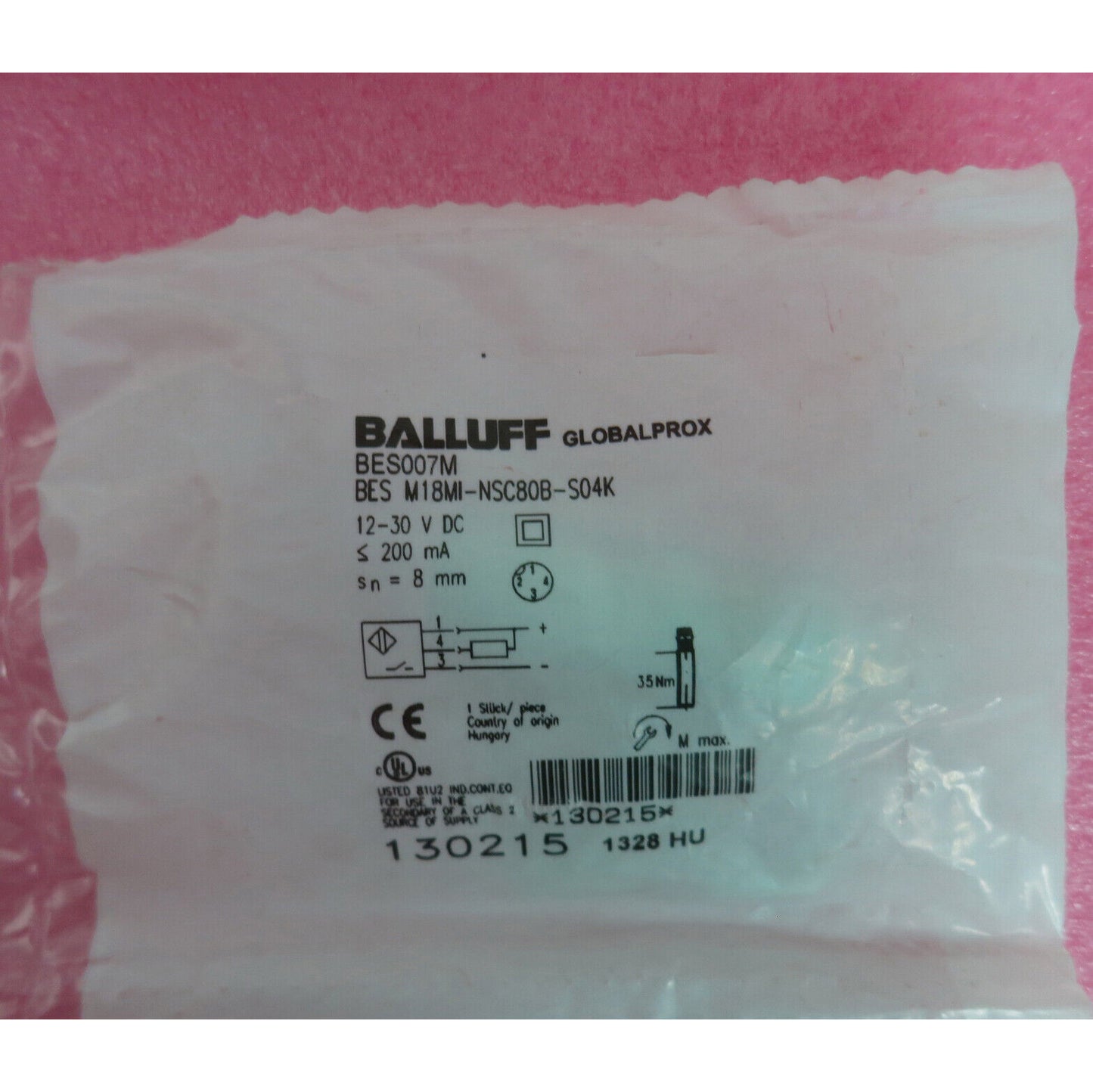 1PC BALLUFF Proximity Sensor BES M18MI-NSC80B-S04K - BALLUFF