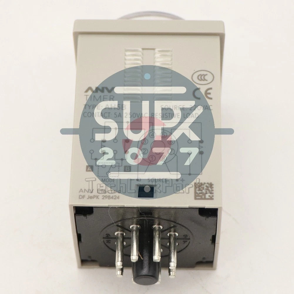 1 pcs ANV AH5B 3S 220V time relay timer #su