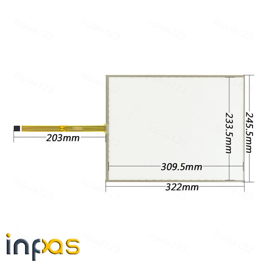 PS4700 Touchscreen Glass with Protective Film Overlay - TECHGUARD