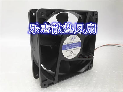 AAA HZHD 12038MS 12038 DC24V 0.35A 12CM 2-Wire Inverter Cooling Fan