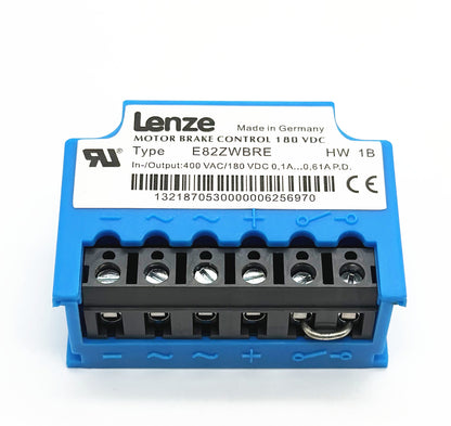 new E82ZWBRE Lenze MOTOR BRAKE CONTROL 180 VDC 400 VAC 0.61A