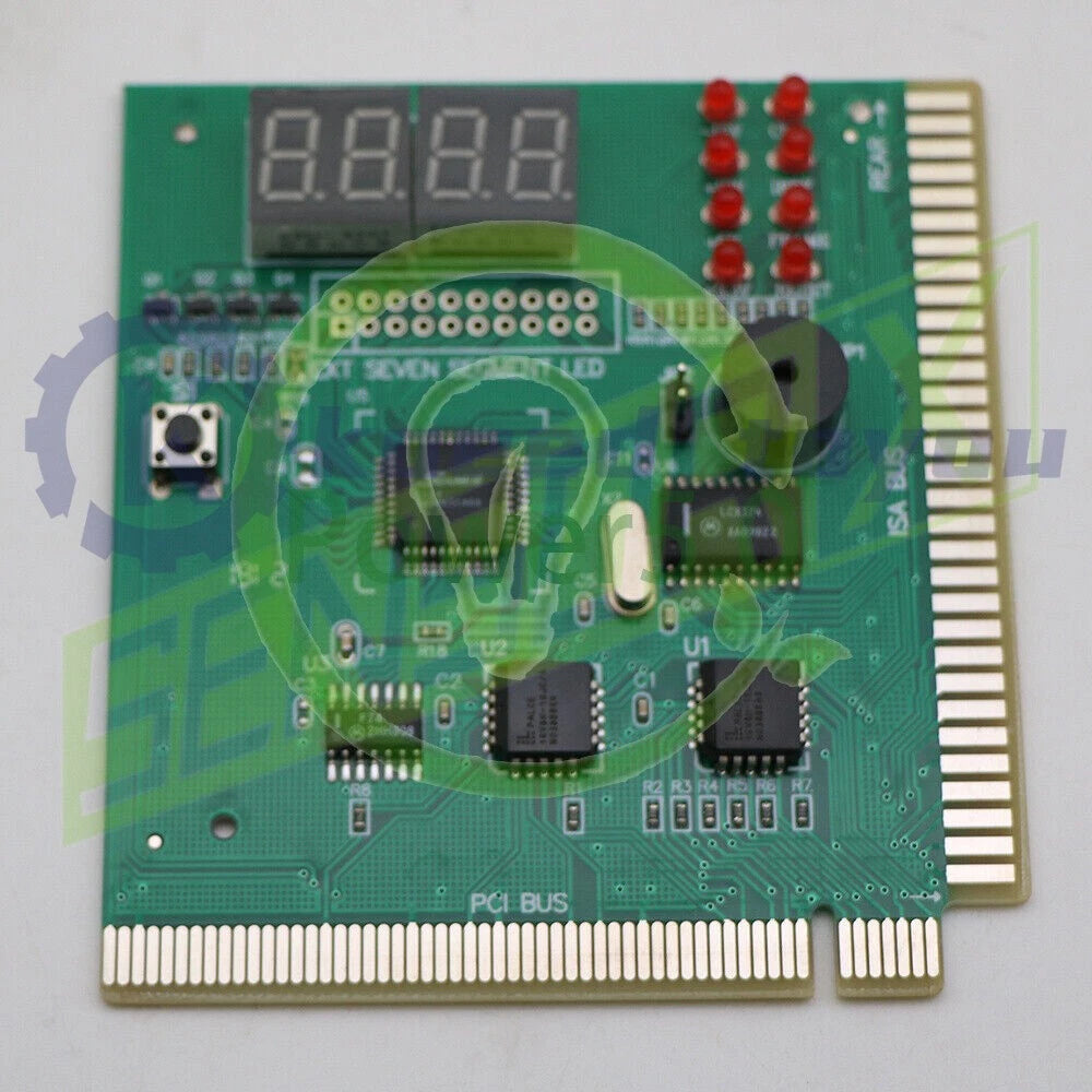 4-Digit Card Analyzer Diagnostic Motherboard POST Tester Computer PC PCI ISA ~1X