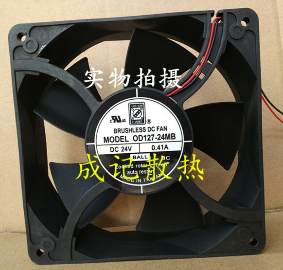 1pcs OD127-24MB FAN AXIAL 127X38.5MM 24VDC
