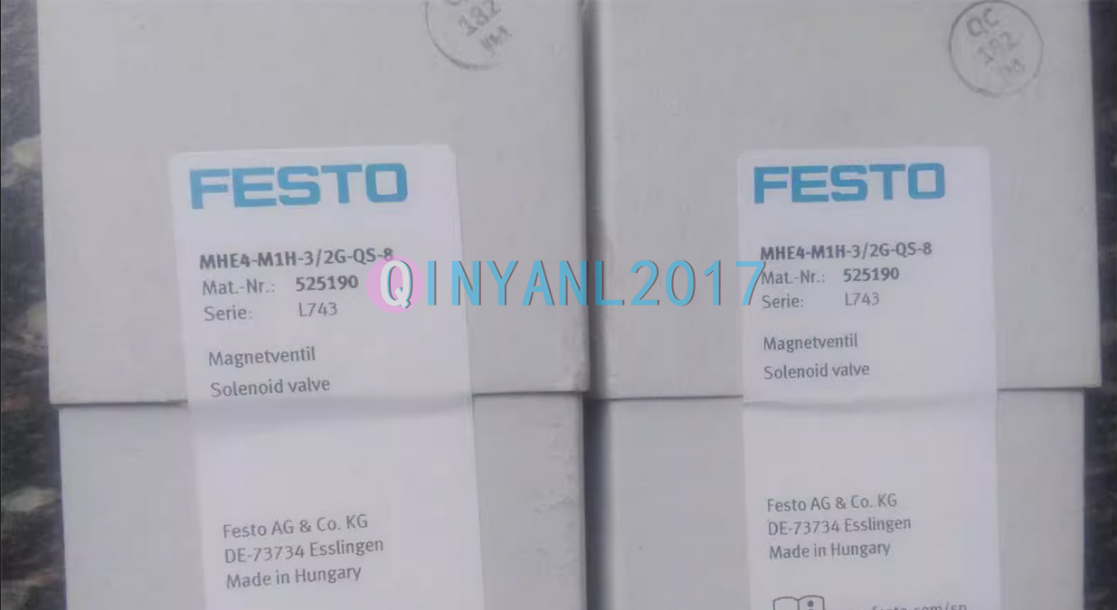 Festo Solenoid Valve MHE4-M1H-3/2G-QS-8 525190 – [Product Name] - FESTO