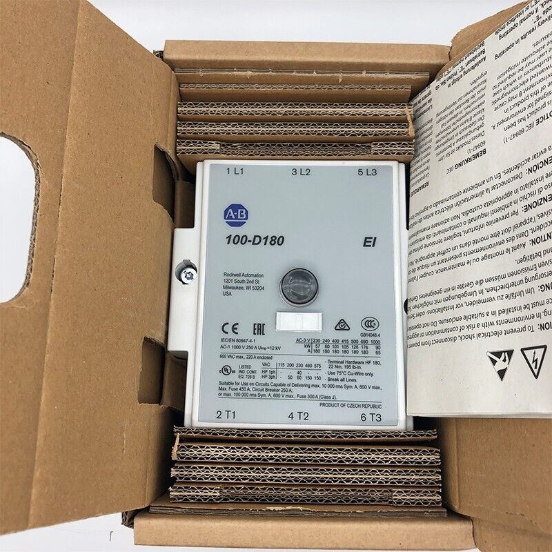 100-D180EA11 IEC 180A MCS D Contactors In Stock - KOEED