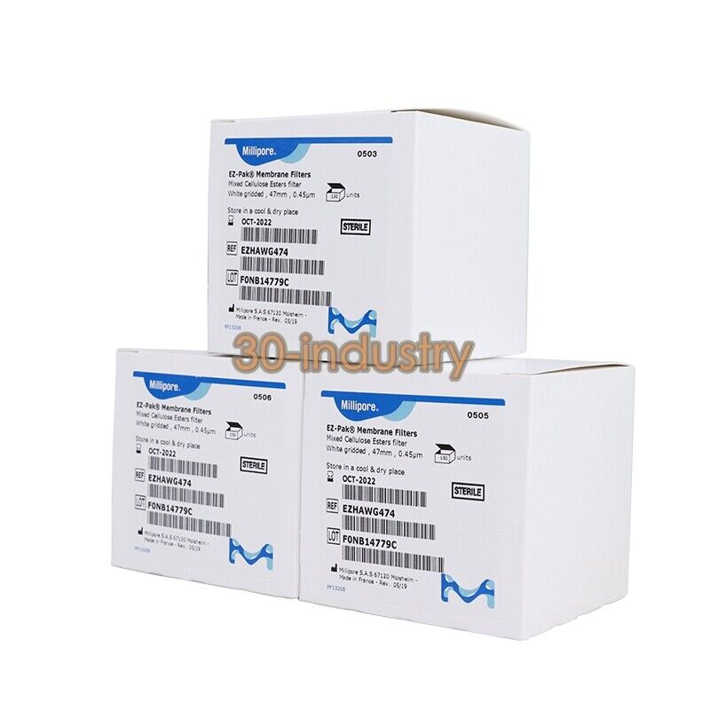 EZ-Pak White Mesh Filter 47mm 0.45um Sterile - 150pcs/box - EZ-PAK