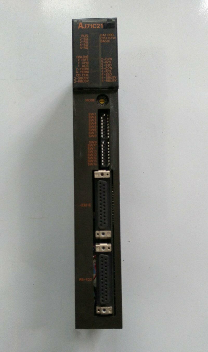 Used Mitsubishi AJ71C21 Programmable Controller In Good Condition Mitsubishi AJ71C21 Controller, Good Condition, Industrial Use - MITSUBISHI