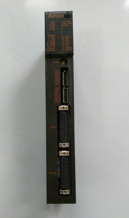 Used Mitsubishi AJ71C21 Programmable Controller In Good Condition Mitsubishi AJ71C21 Controller, Good Condition, Industrial Use - MITSUBISHI