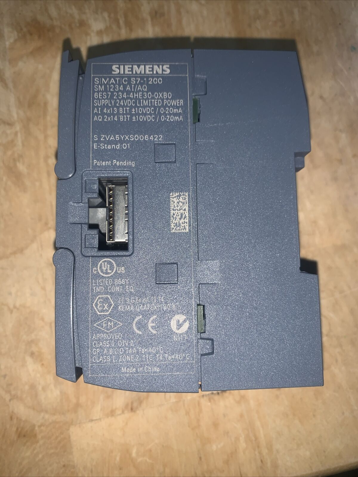 used Simatic S7-1200 SM 1234 AI/AQ 6ES7 234-4HE30-OXBO - SIMATIC